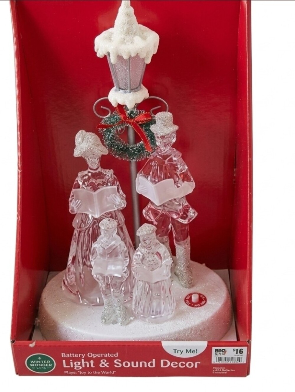 CHRISTMAS DECOR WINTER WONDERLANE LIGHT AND SOUND WORKS NEW IN BOX